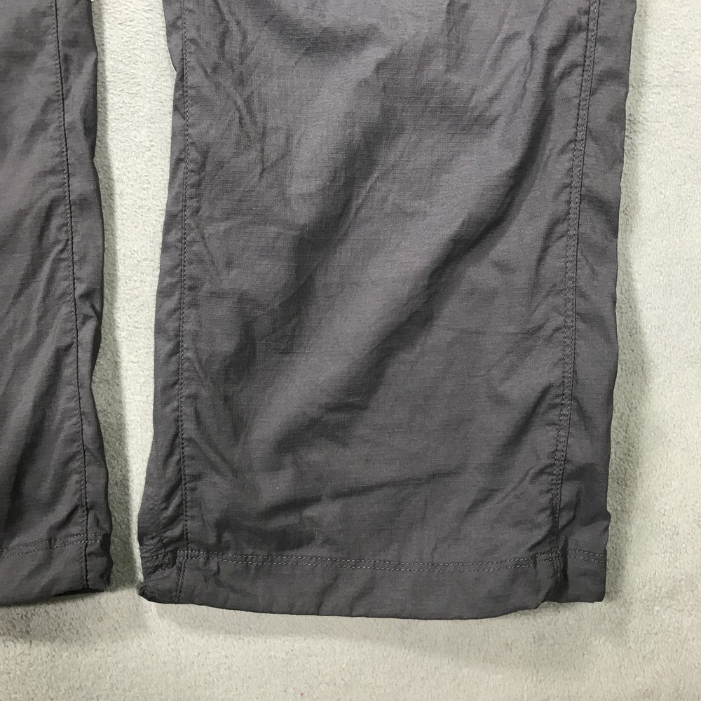 LL Bean Pants Womens 18 Gray Nylon Outdoors Hiking Casual Convertible Stretch - Picture 5 of 16